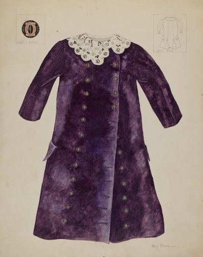Dětský kabát, c. 1937. od Mary E Humes