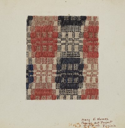 Přikrývka, c. 1938. od Mary E Humes