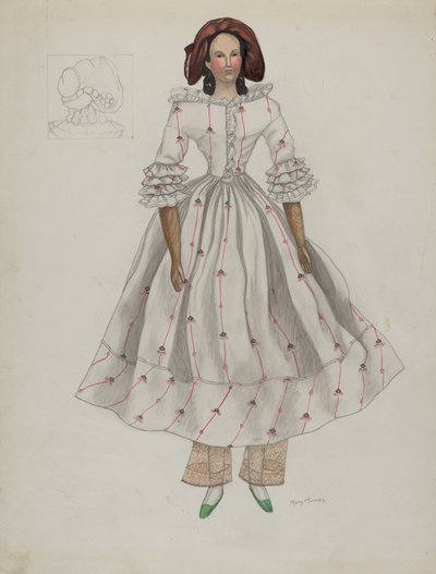 Panenka, c. 1936. od Mary E Humes