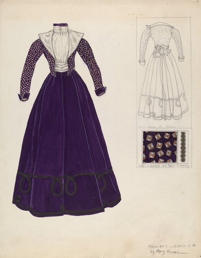 Šaty, c. 1938. od Mary E Humes