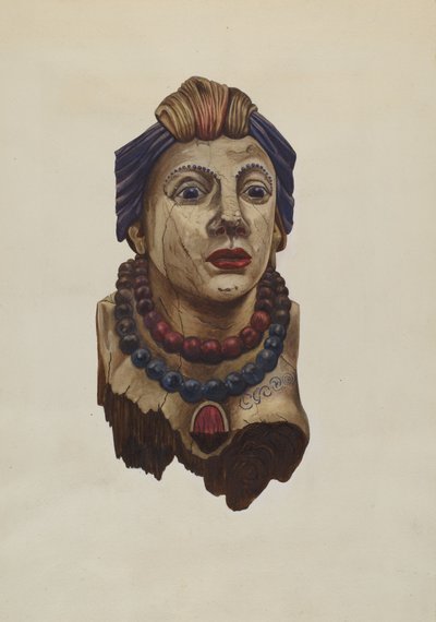 Indická princezna loutka, c. 1938. od Mary E Humes