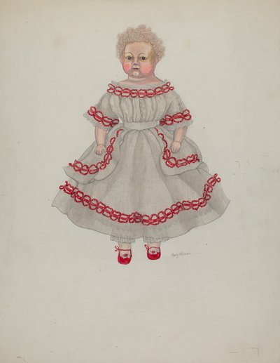 Vosková panenka, c. 1936. od Mary E Humes