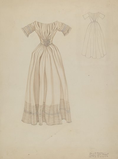 Svatební šaty, c. 1937. od Mary E Humes