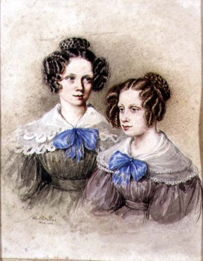 Portrét Wake Sisters od Mary Ellen Best