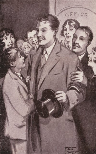 Ilustrace k filmu Kipps od H. G. Wellse (litografie) od Mary Ellen Edwards