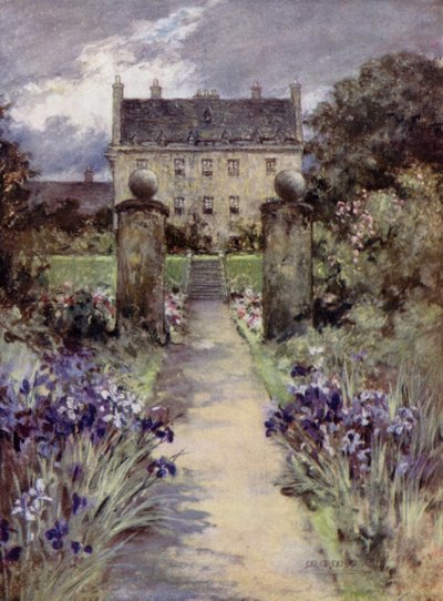 Skotské zahrady: Carnock (barevné lito) od Mary Georgina Wade Wilson