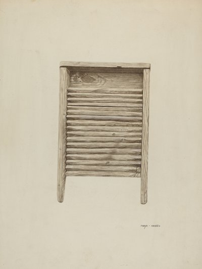 Wash Board, c. 1940. od Mary Hansen