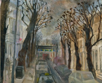 Uzamčení Ladbroke Grove: 3. z Oxford Gardens, 2021 (olej na palubě) od Mary Kuper