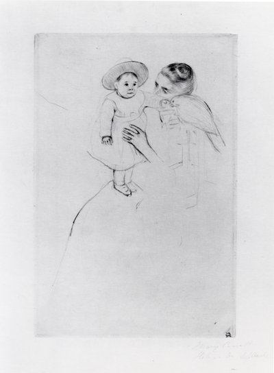 Helene ze Septeuilu od Mary Stevenson Cassatt