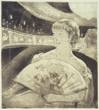 V opeře (akvatinta) od Mary Stevenson Cassatt