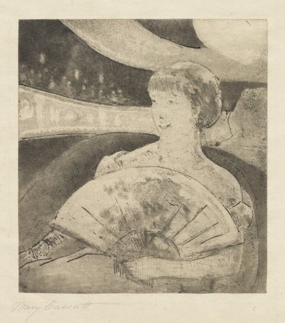 V Operním boxu od Mary Cassatt