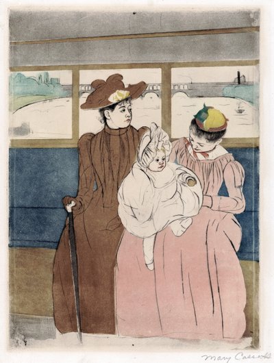 Omnibussissa od Mary Stevenson Cassatt