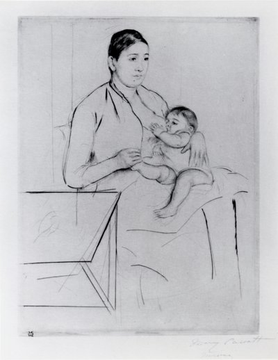 Ošetřovatelství od Mary Stevenson Cassatt