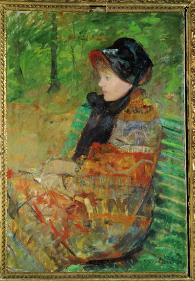 Portrét slečny C. Lydie Cassattové od Mary Stevenson Cassatt
