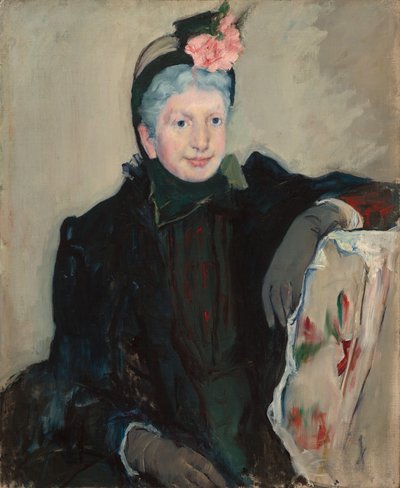 Portrét starší dámy, asi 1887 (olej na plátně) od Mary Stevenson Cassatt