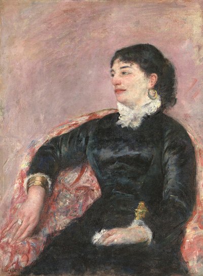 Portrét italské dámy od Mary Cassatt