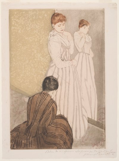 Fitting od Mary Stevenson Cassatt