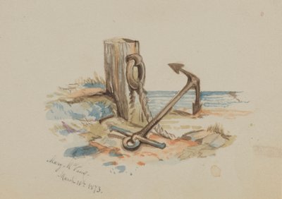 Bez názvu (Kotvení a kotva) od Mary Vaux Walcott