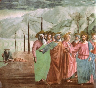 Mince v rybí tlamě od Masaccio