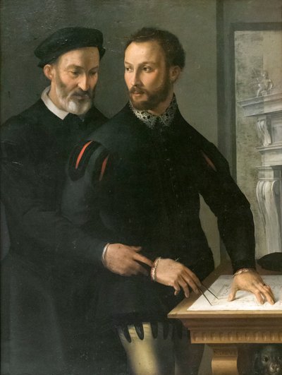 Dvojitý mužský portrét od Maso da San Friano