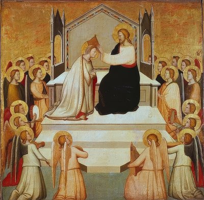 Korunovace Marie. 1335-40 od Maso di Banco