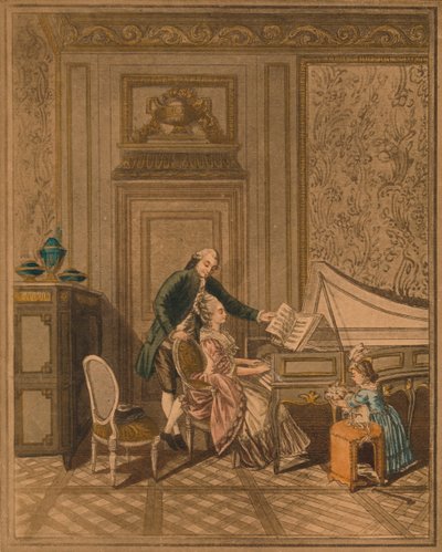 „Lekce cembala“. od Massard