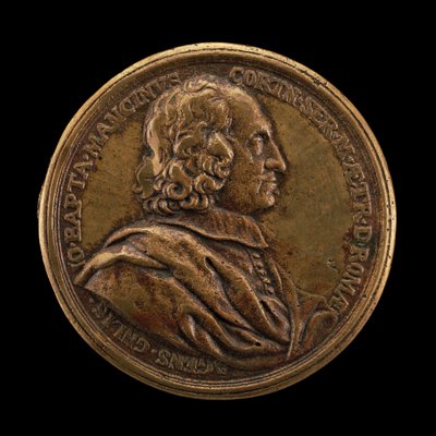 Giovanni Battista Mancini, zemřel 1694, generální agent Toskánska v Římě [avers], 1680. od Massimiliano Soldani