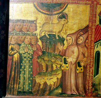 Beránek z hory Sion, 14.–15. století. od Master Bertram of Hamburg