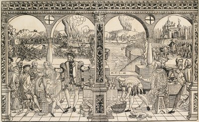 Historie kurfiřta Friedricha I. Palatina, c16. století od Master CS