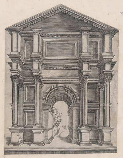 Arch od mistra GA s Caltropem, 16. stol., 16. stol. od Master GA