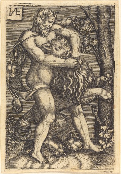 Hercules zabíjení lva od Master HVE