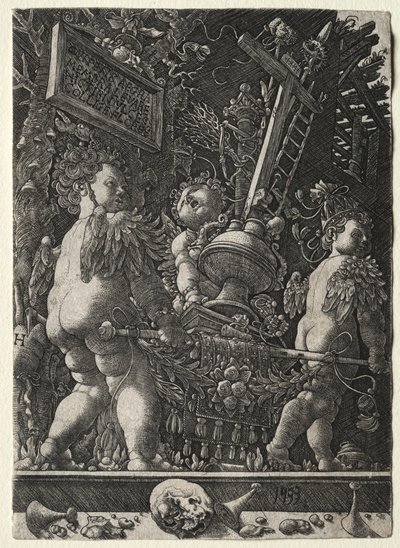 Andělé nesoucí emblémy umučení, 1533. od Master H. L.