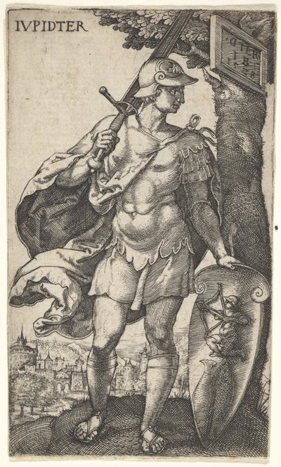 Jupiter z filmu Bohové, kteří vládnou planetám, 1528. od Master I.B.