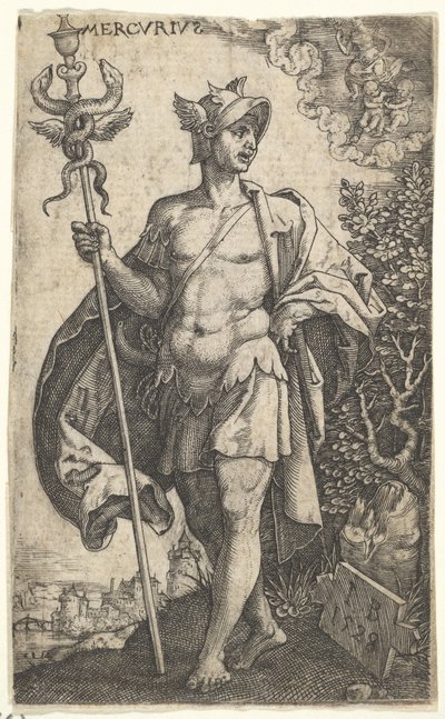 Merkur z filmu Bohové, kteří vládnou planetám, 1528. od Master I.B.