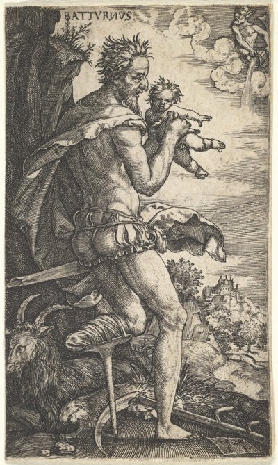 Saturn z filmu Bohové, kteří vládnou planetám, 1525. od Master I.B.
