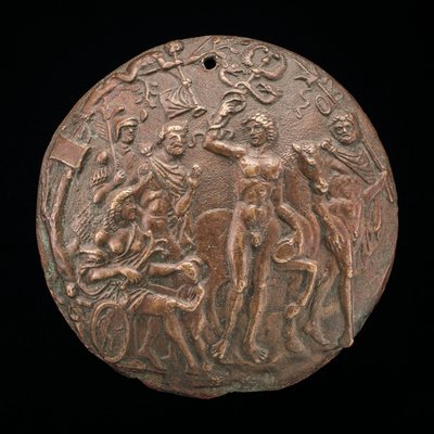 Phaedra a Hippolytus, druhá polovina 15. století. od Master IO.FF.
