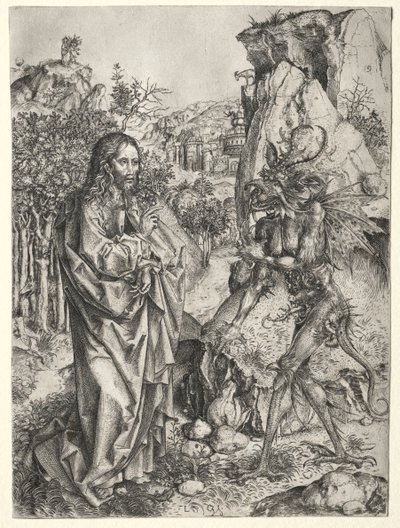 Pokušení Krista, 1400. od Master L Cz