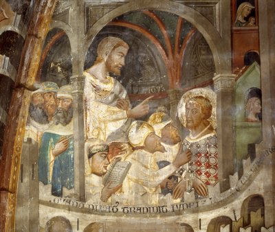 Pilátův soud od Master Trecentesco of Sacro Speco School