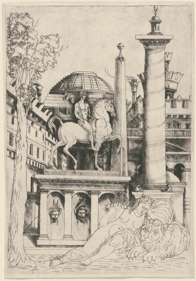 Alegorie odvahy (?) od Master of 1515