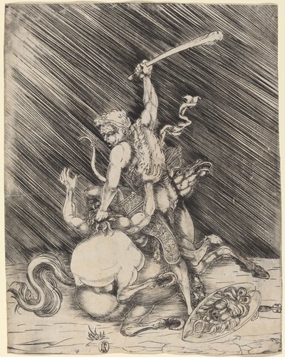Herkules a Cacus od Master of 1515