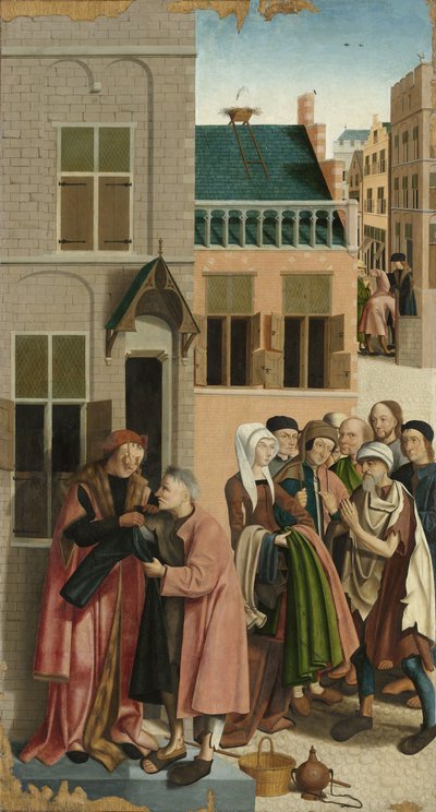 The Seven Works of Mercy: Clothing the Naked, 1504 od Master of Alkmaar