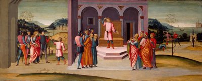 Daniel Saving Susanna, The Judgment of Daniel, and the Execution of the Elders, c. 1500. od Master of Apollo and Daphne