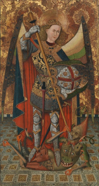Svatý Michael, 1450-1500. od Master of Belmonte