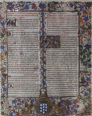 f.130: stránka z breviáře biskupa z Montoya od Master of Burgo de Osma