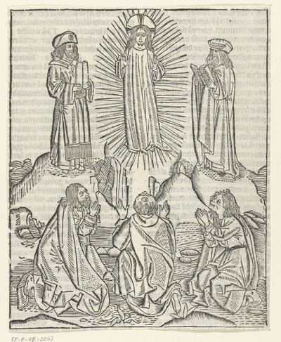 Proměnění Krista od Master of Delft (attributed to)