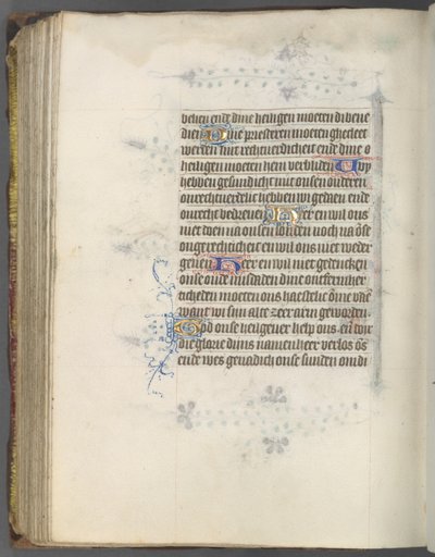 Kniha hodin Použití Utrechtu: fol. 174v, Text, c. 1460-1465. od Master of Gijsbrecht van Brederode