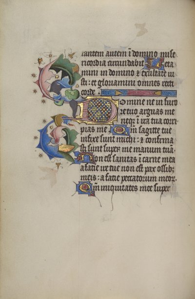 Zdobená iniciála D od Master of Guillebert de Mets