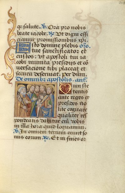 Všichni apoštolové od Master of Jacques de Besançon