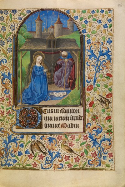 Narození Páně od Master of Jacques of Luxembourg