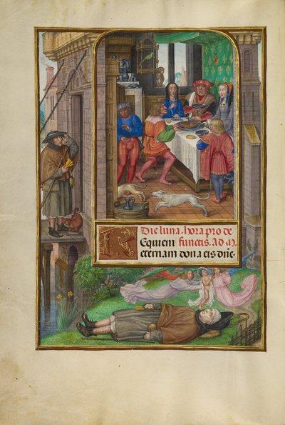 Svátek ponorů od Master of James IV of Scotland